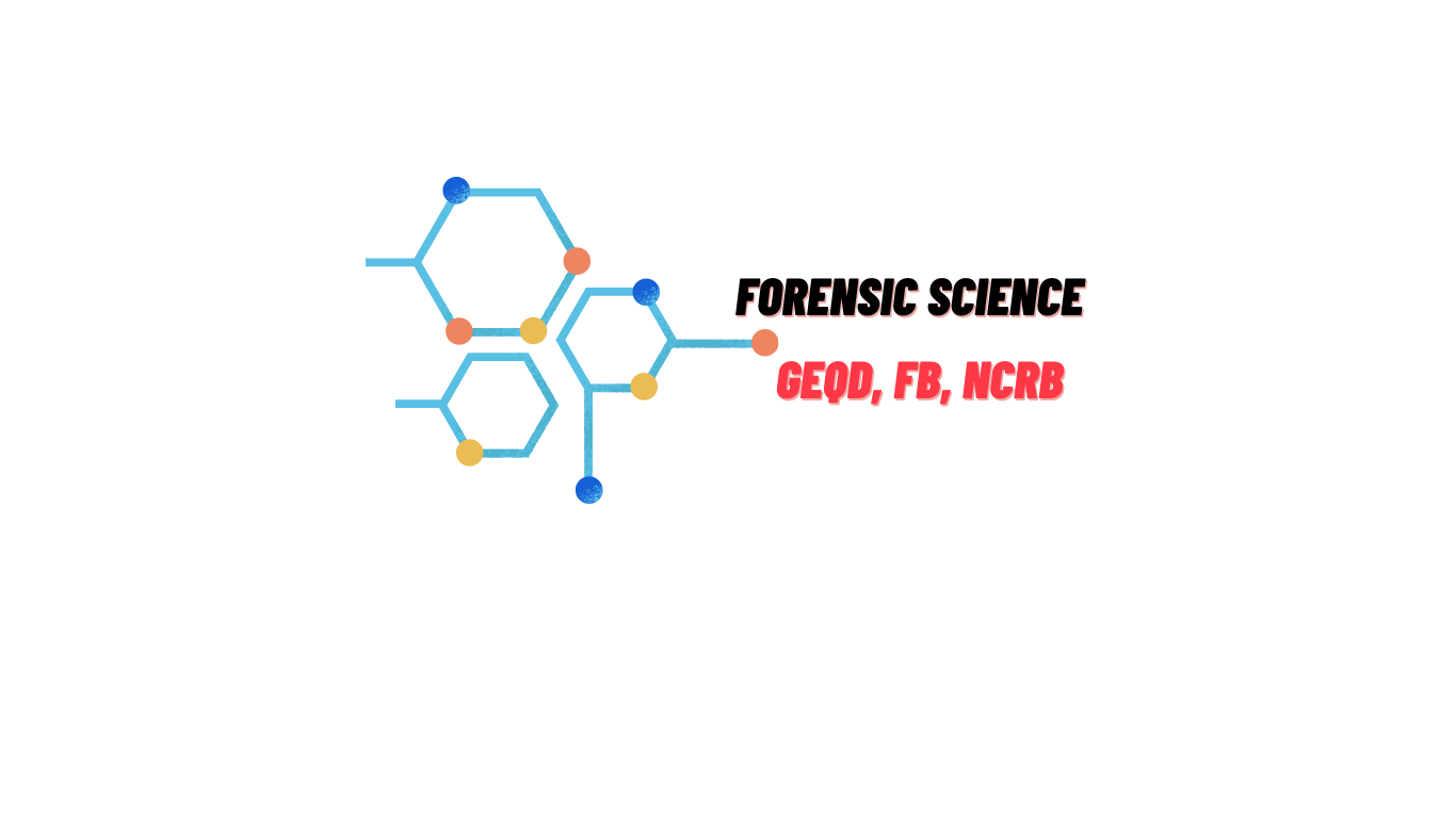 Forensic, GEQD, FB, NCRB.